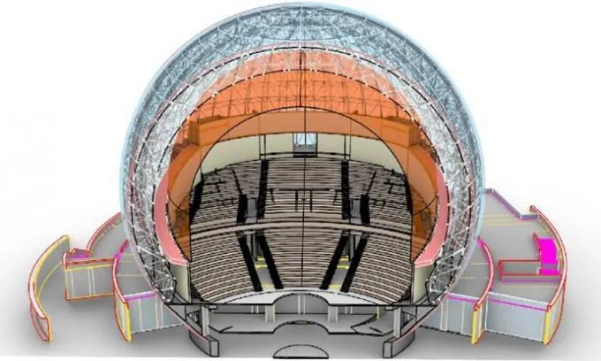 latest company news about In-depth Exploration of Qianjiang Tian Palace Nova Spherical LED Screen part1 5