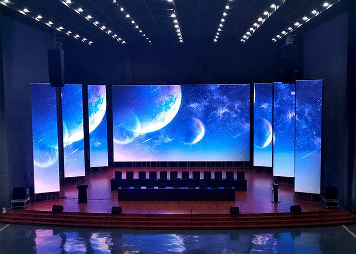 160 m² P4 broadcast studio backdrop