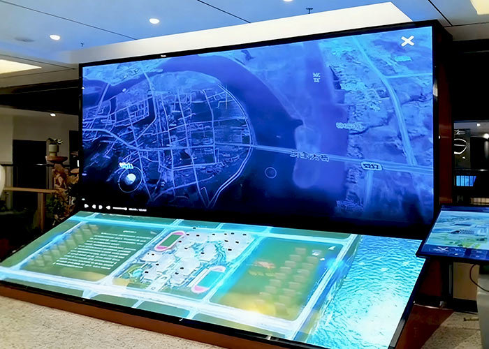 6.91 m² P1.25 sand-table display