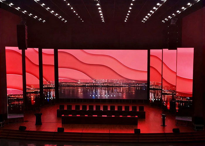 160 m² P4 broadcast studio backdrop