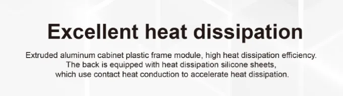 Fixed Outdoor Series · 1000 × 1000 mm Cabinet detail 3